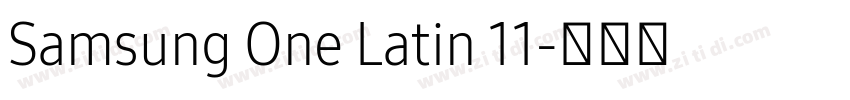 Samsung One Latin 11字体转换
